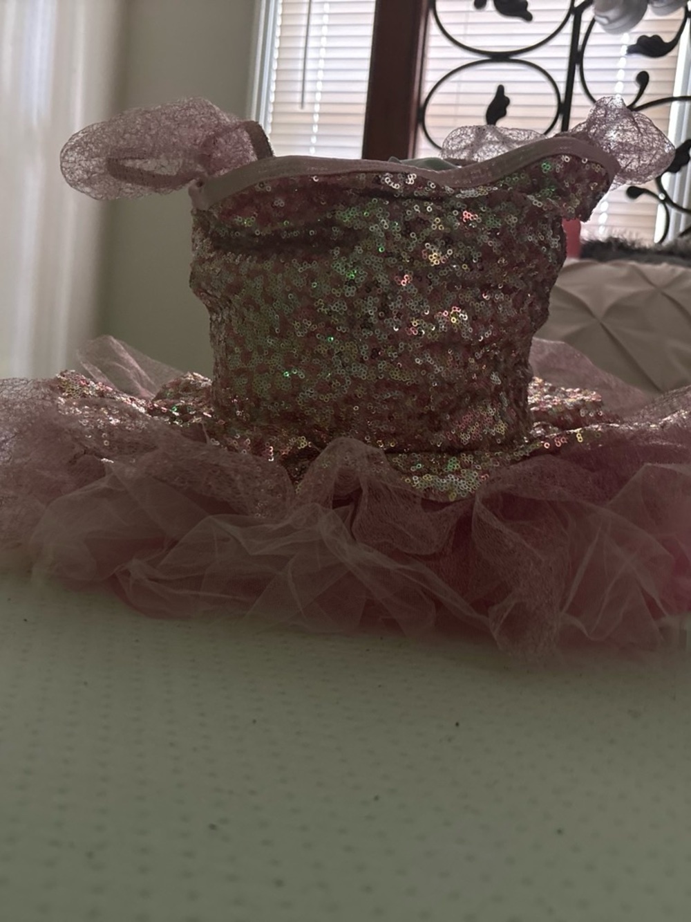 Pink Sequin Tutu Dress Kids Costume